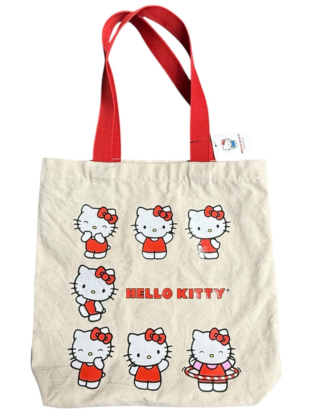 NWT Forever 21 Hello Kitty Canvas Tote Bag